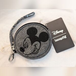 loungefly Disney wristlet Mickey Mouse NWT